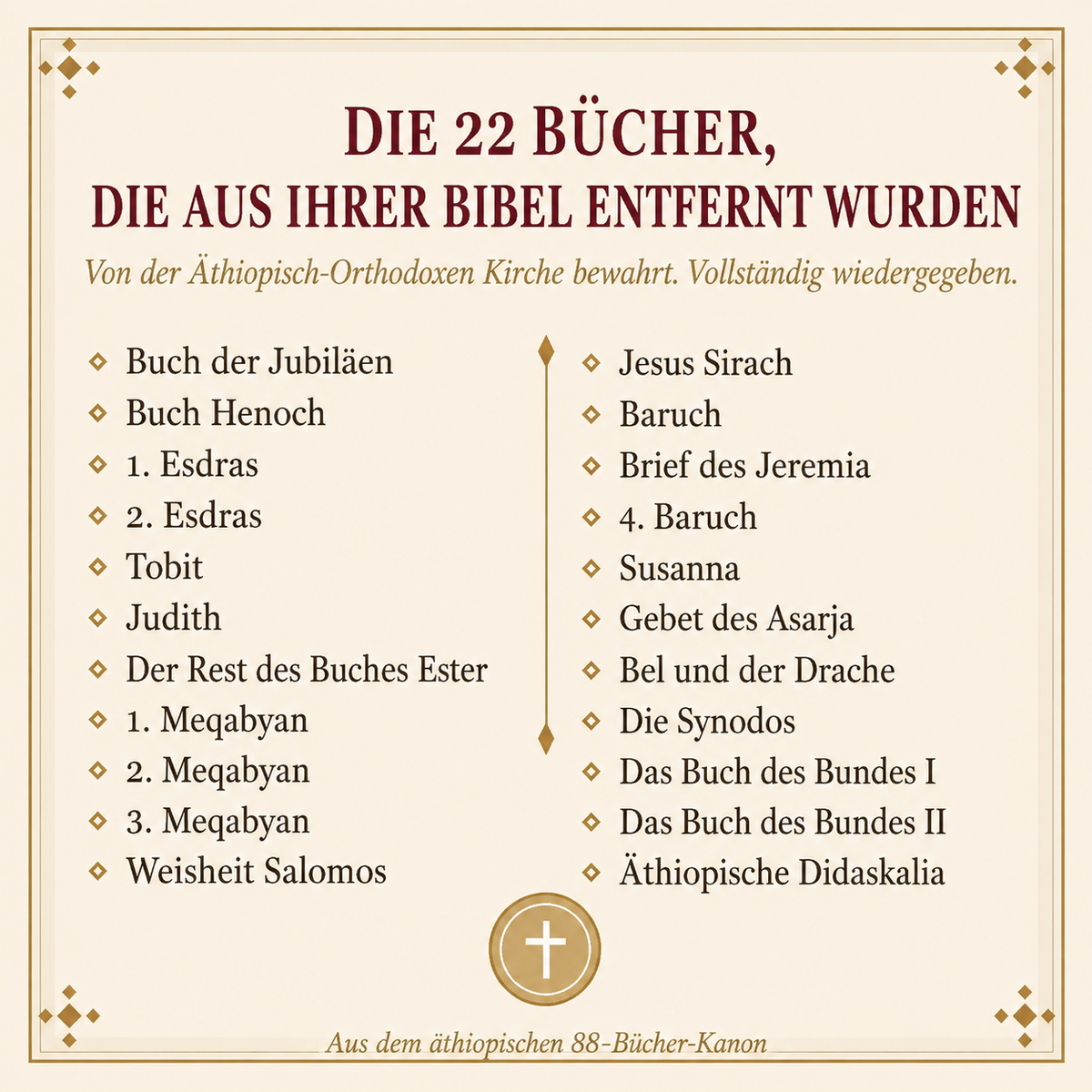 Die Äthiopische Bibel – 88 Bücher Gesamtausgabe