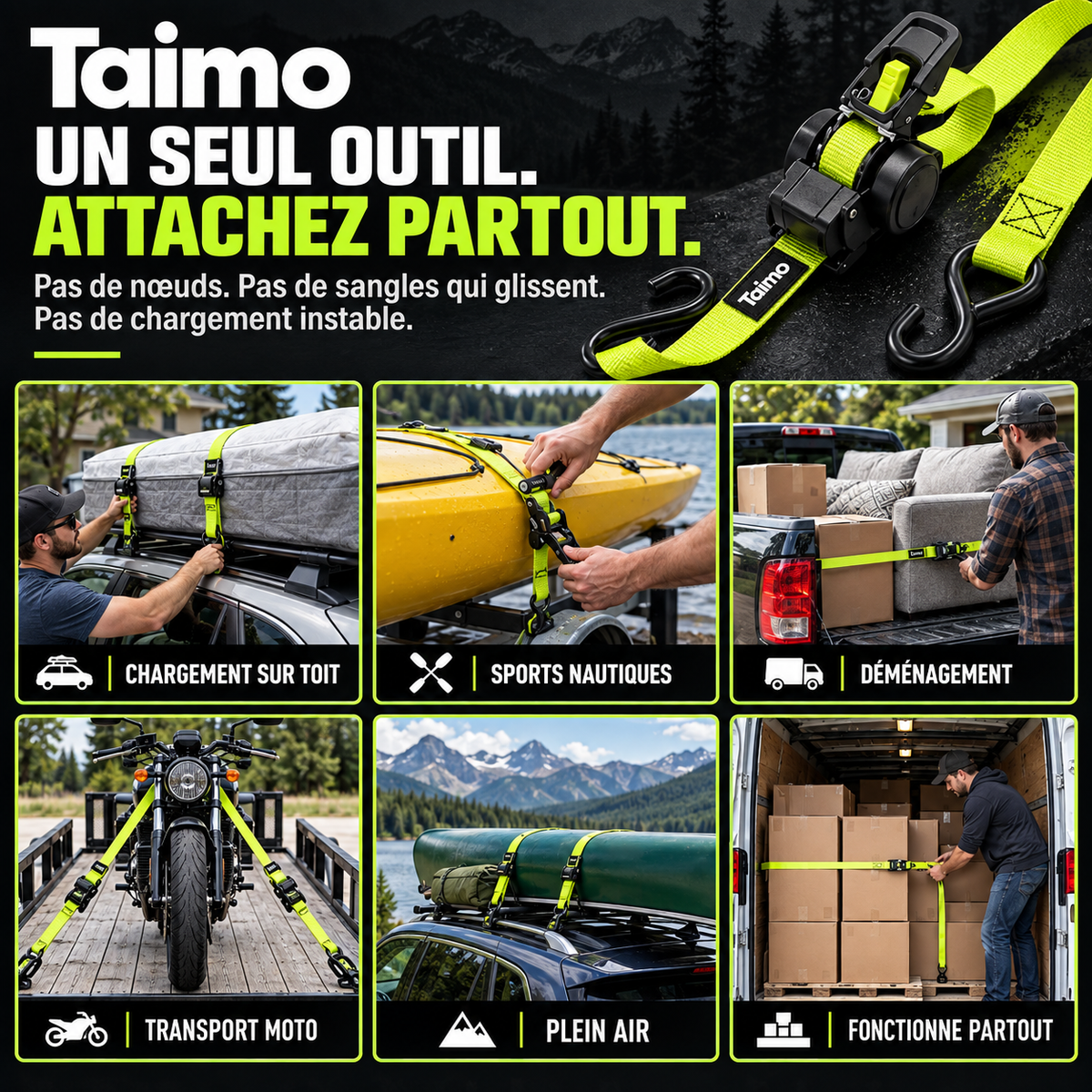 Straps Rétractables