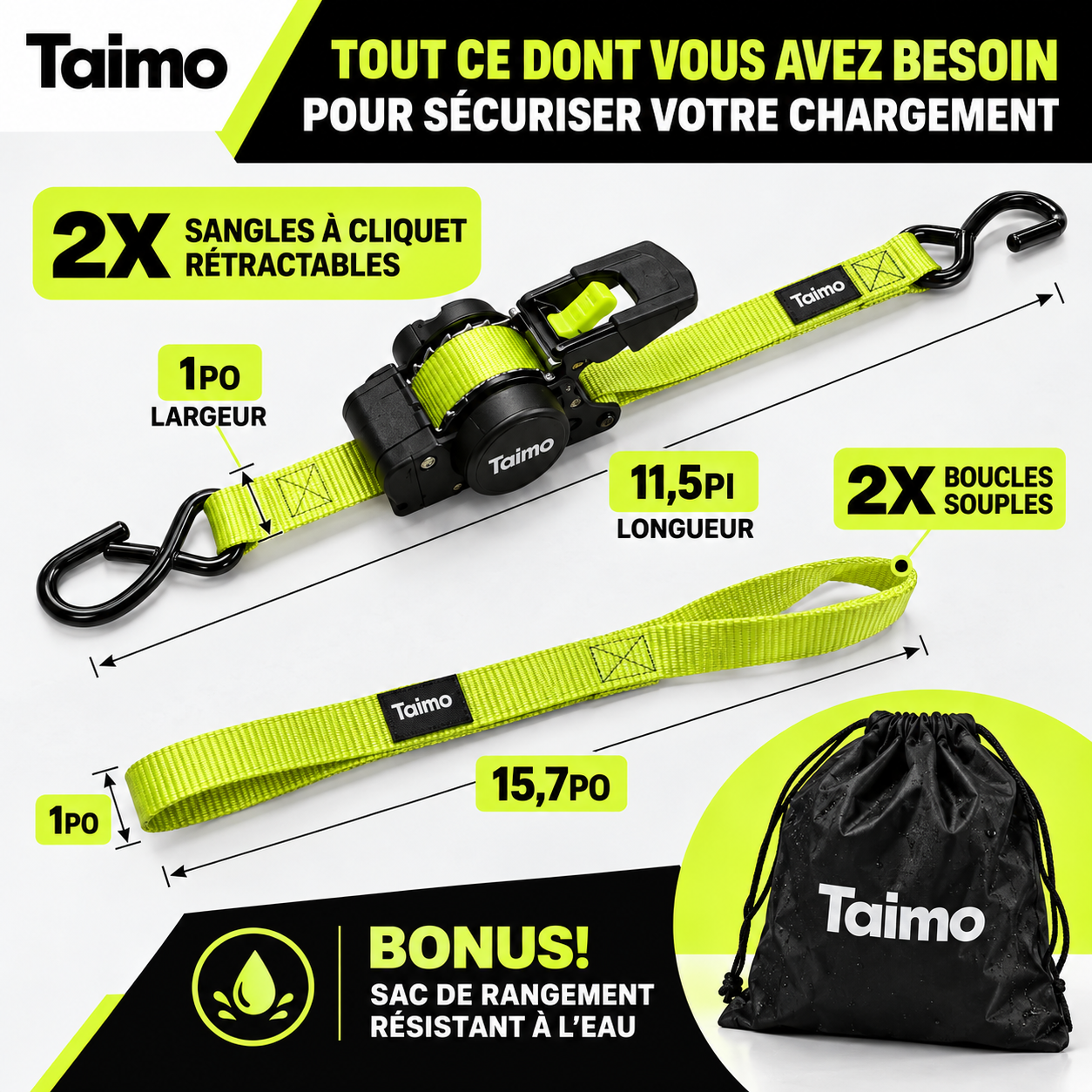 Straps Rétractables